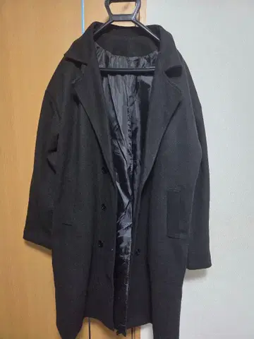 새상품 미사용 남성용 무지 체스터 코트 아우터 가을/겨울