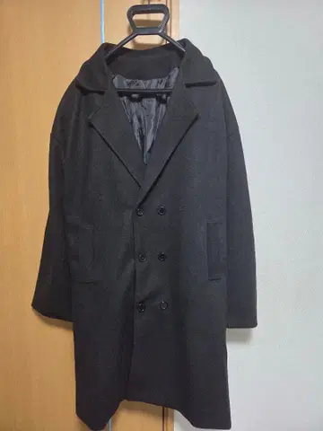 새상품 미사용 남성용 무지 체스터 코트 아우터 가을/겨울