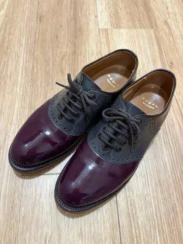 REGAL 레이스업 슈즈 다크 퍼플 그레이