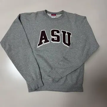Champion ASU 로고 그레이 맨투맨 M