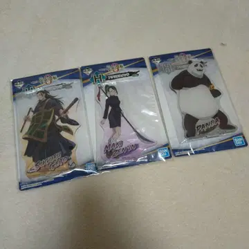 주술회전 아크릴 스탠드 3체 세트