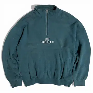 HUF Half Zip Sweatshirt Made in Japan