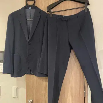 BEAMS HEART 네이비 비즈니스 정장 46/48