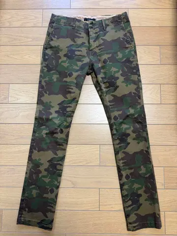 카모 패턴 워크 팬츠