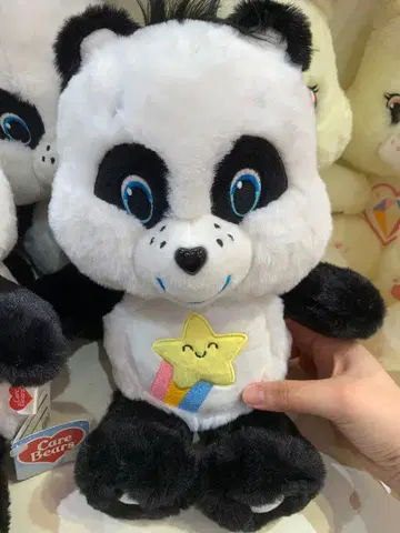 [ 미사용 새상품 ] Care Bears 봉제 인형 팬더 택 포함