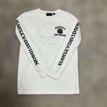 Harley-Davidson 롱티 사이즈 M 상당 화이트