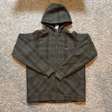 Patagonia 08년산 체크 ZIP 후드티