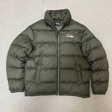 FIRST DOWN 퍼스트다운 다운 자켓 눕시 두툼한 카키