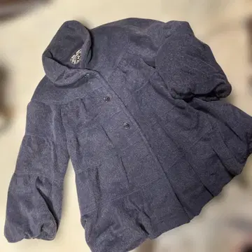 로사 연보라 울 혼방 자켓 42