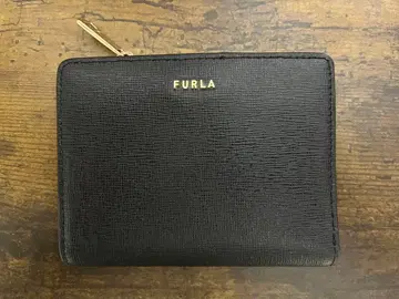 FURLA 블랙 접이식 지갑