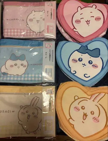 미사용 새상품 치이카와 (먼작귀) 아베일 뚜껑 포함 수납 박스 6세트