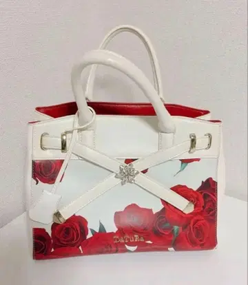 Daruta 장미 프린트 핸드백
