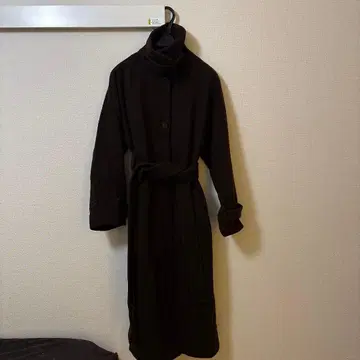 UNITED TOKYO 다크 브라운 롱 코트