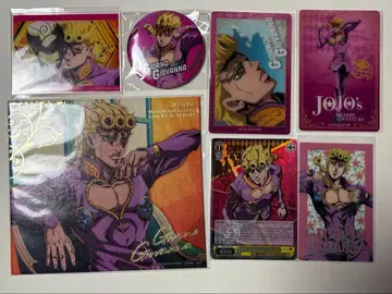 죠죠의 기묘한 모험 죠르노 클리어 카드 색지 캔뱃지