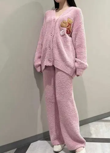 젤라또피케 베비모코사가라 가디건&롱팬츠