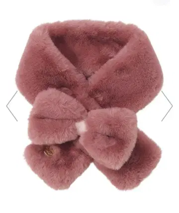 PAUL & JOE ACCESSOIRES 인조 모피 리본 머플러