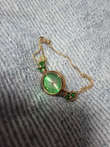 Time100 손목시계 쿼츠 팔찌식 다면체 유리 크리스탈 포함 밴딩