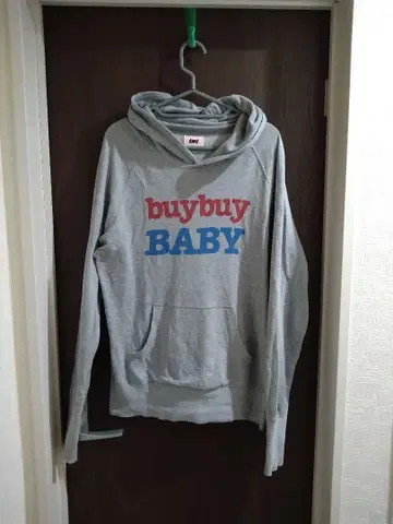 TMT 얇은 소재 후드티 레어 XL LL 백 프린트