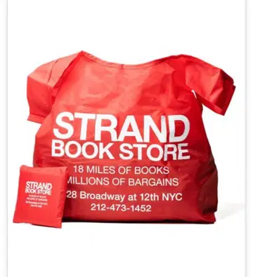 [ 새상품 NY 한정판 ] STRAND x BAGGU 콜라보 에코백