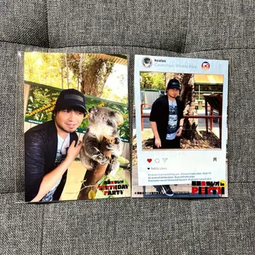 나카무라 유이치 브로마이드 2장 세트