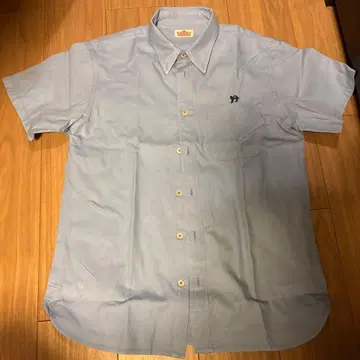 SIR MARKET 스카이블루 반팔 셔츠 사이즈 2