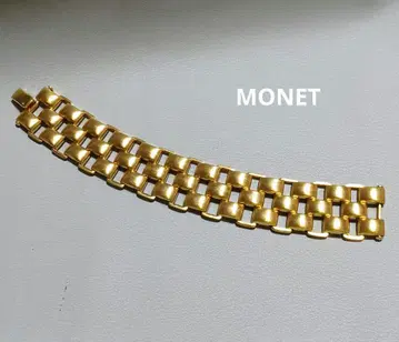 a54 MONET 골드 링크 팔찌 레어