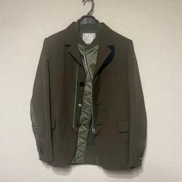 sacai 21ss Suiting x MA-1Jacket