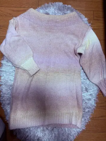 LIP SERVICE 오프숄더 니트 원피스