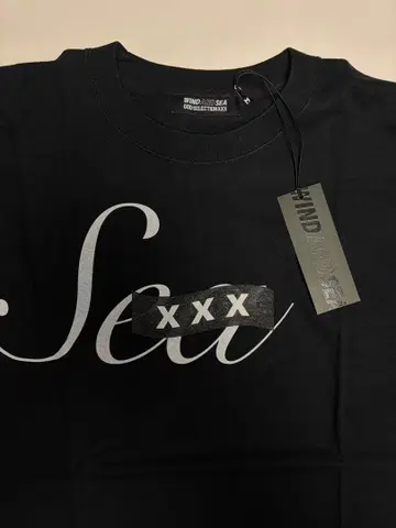 WIND AND SEA GOD SELECTION XXX 블랙 티셔츠