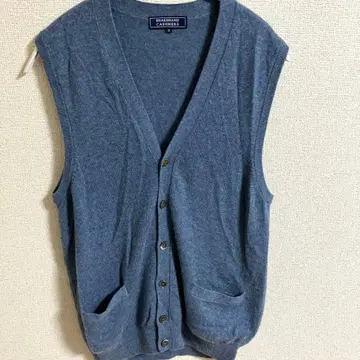 새상품급 SHAKEHAND 캐시미어 100% 니트 베스트 M