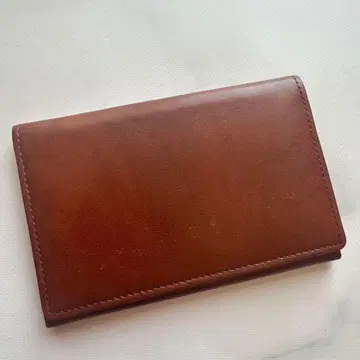 [천연 가죽] CYPRIS 키프리스 명함지갑 브라운 일본제 얇은 타입