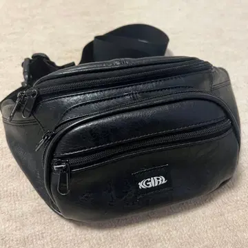 X-girl 엑스걸 백 힙백 웨스트 파우치 블랙