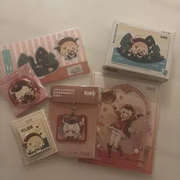원신 클레 굿즈 세트