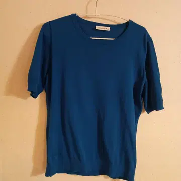 LACOSTE 반팔 니트 38 파랑