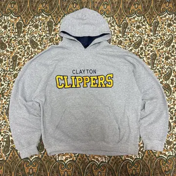 해외 구제 의류 NEFF 네프 클레이튼 클리퍼스 로고 후드티 자수 로고