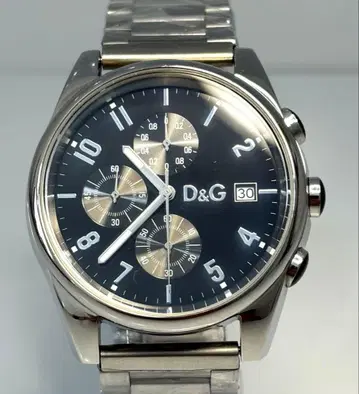 [ 하자품/새상품 배터리 ] D&G 돌체&가바나 크로노그래프 손목시계