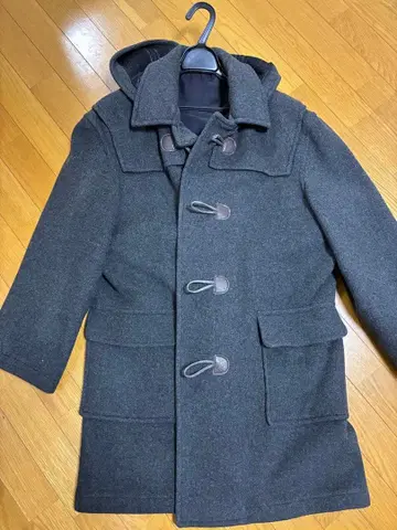 랄프 로렌 다크 그레이 더플 코트 M