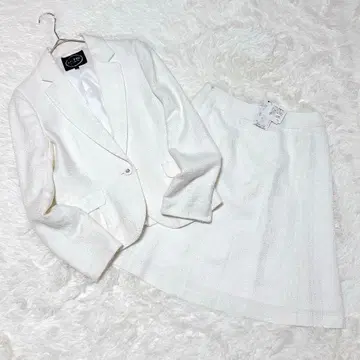 anyFAM 새상품급 트위드 라메입 자켓&스커트 세레모니