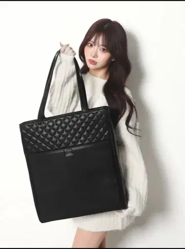 Darich 블랙 퀼팅 멀티 토트백 택 포함 미사용 새상품