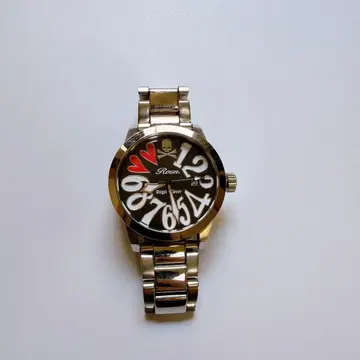 Angel Clover 쿼츠 손목시계 블랙/실버