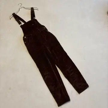 [ gleam: ] ( M ) 코듀로이 골드 버튼 살로펫 올인원 바지