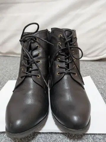 레이스업 부티 중간 힐 3L