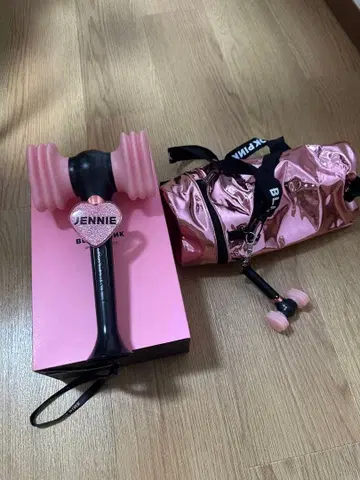 BLACKPINK 응원봉 제니 블랙 핑크 응원봉 케이스