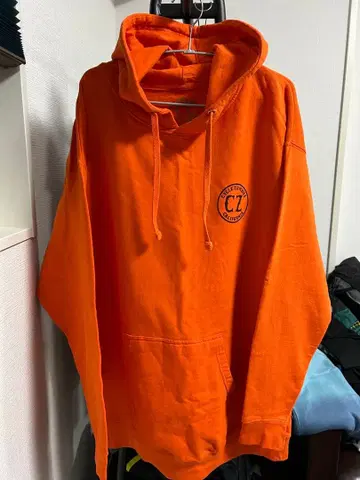 Cycle Zombies 오렌지 후드티 XL