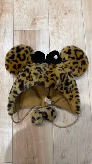 미니 레오파드 무늬 팬캡