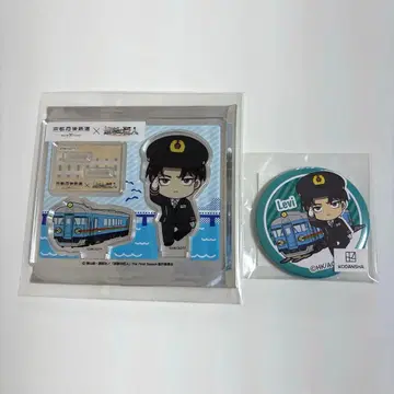 진격의 거인 단철 리바이 아크릴 스탠드 캔뱃지