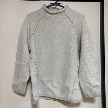 studioCLIP 아이보리 래글런 슬리브 니트