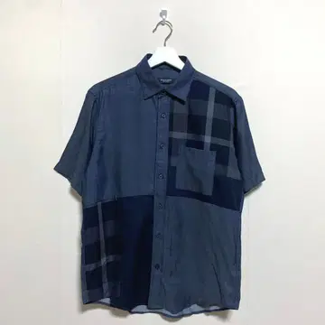 [ BLACK LABEL CRESTBRIDGE ] (S) 패치워크 셔츠