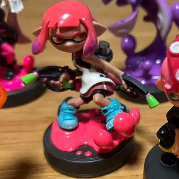 스플래툰 피규어 핑크 걸