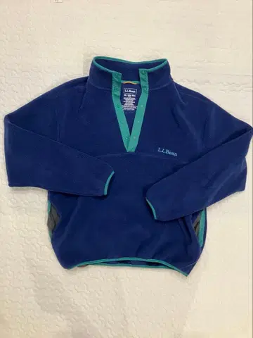 L.L.Bean 네이비 플리스 풀오버 W/M REG